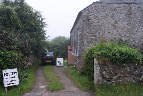Peter's studio in Prussia Cove Road, Rosudgeon